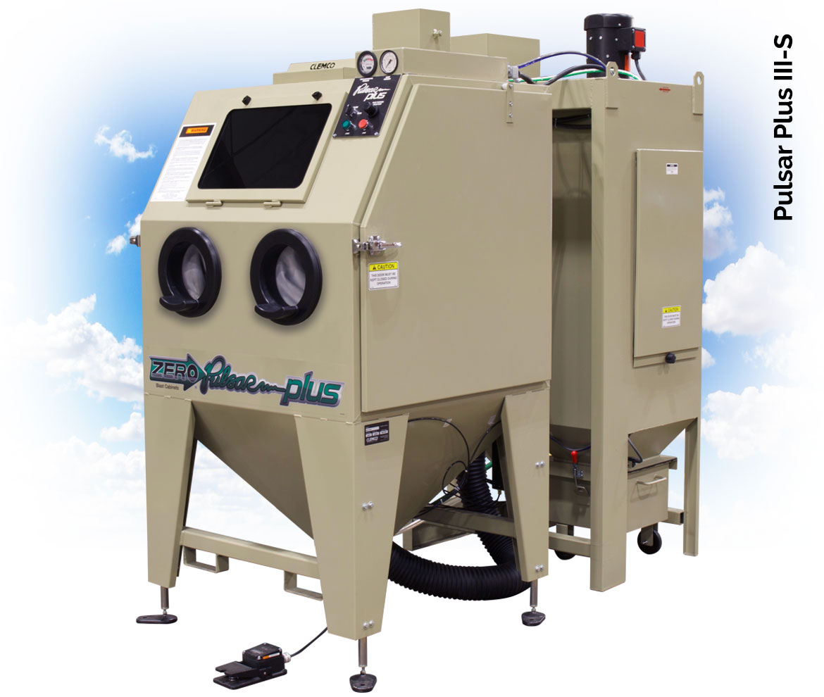 Pulsar Plus III-S, Abrasive Blast Cabinets, Media Blasting Cabinets, Sand Blasting Cabinets