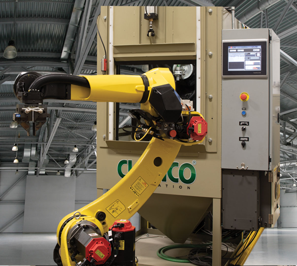 robot blasting, automated industries, automated blasting systems, automated solutions