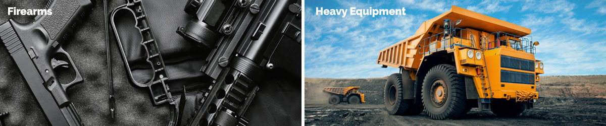 Firearms and Heavy Equipment